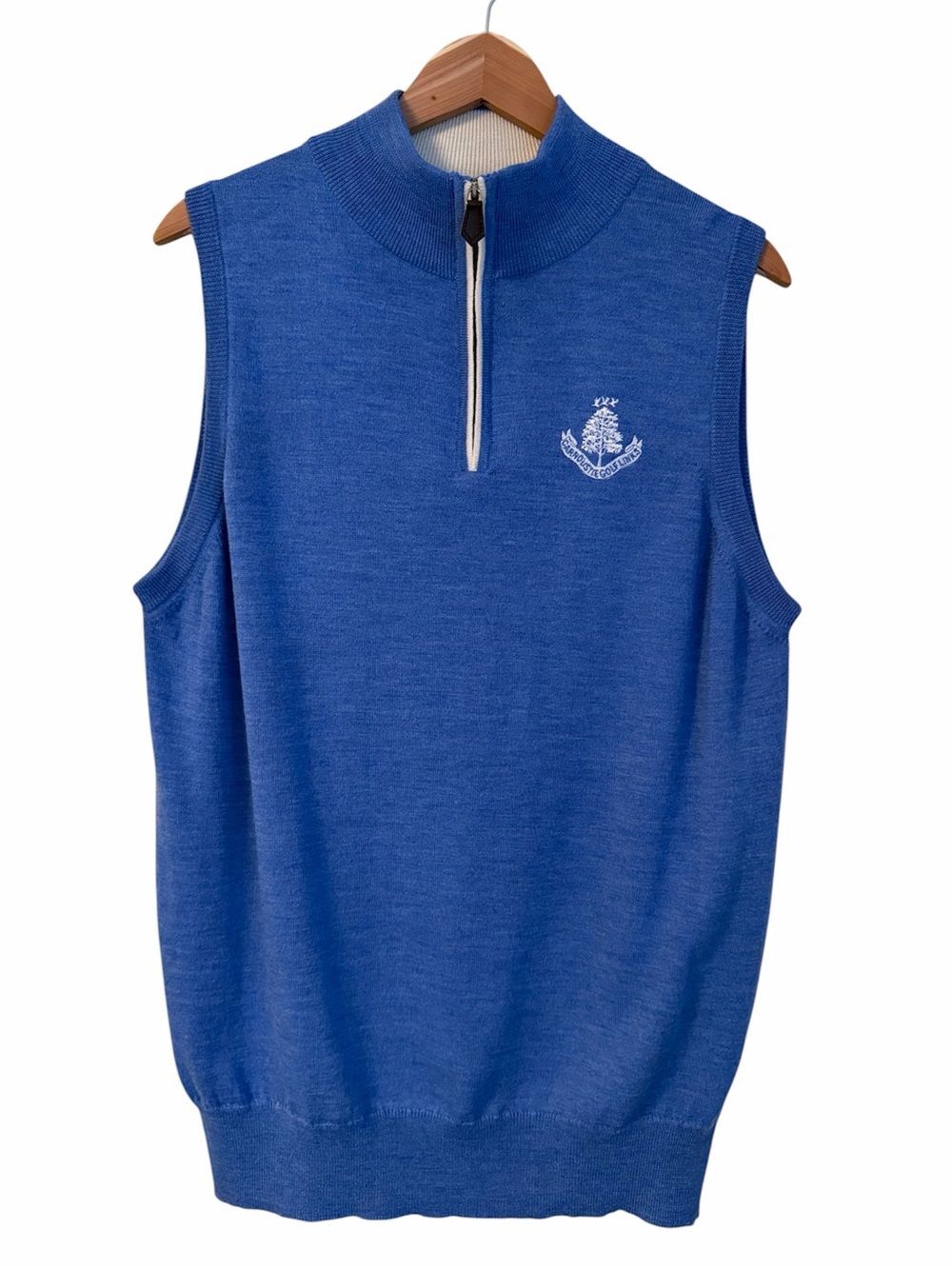 Scott & Charters Carnoustie Golf Links Men’s XXL Lambswool Sweater Vest Scotland
